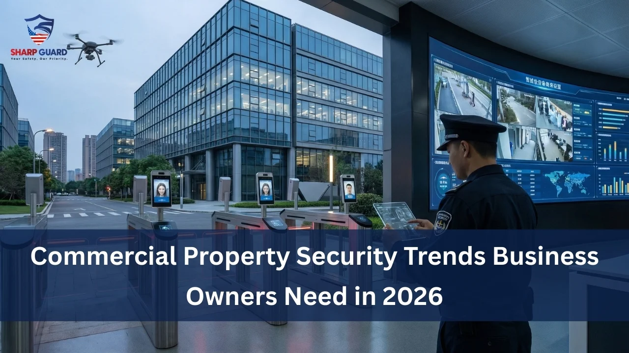 Explore key commercial property security trends for 2026, helping business owners reduce risk, protect assets, and maintain safe operations.