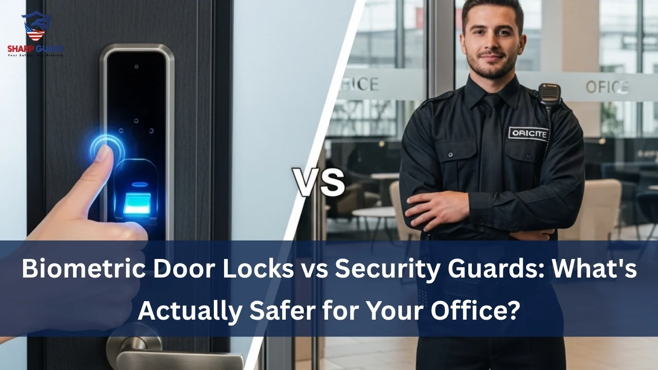 Biometric Door Locks vs Security Guards