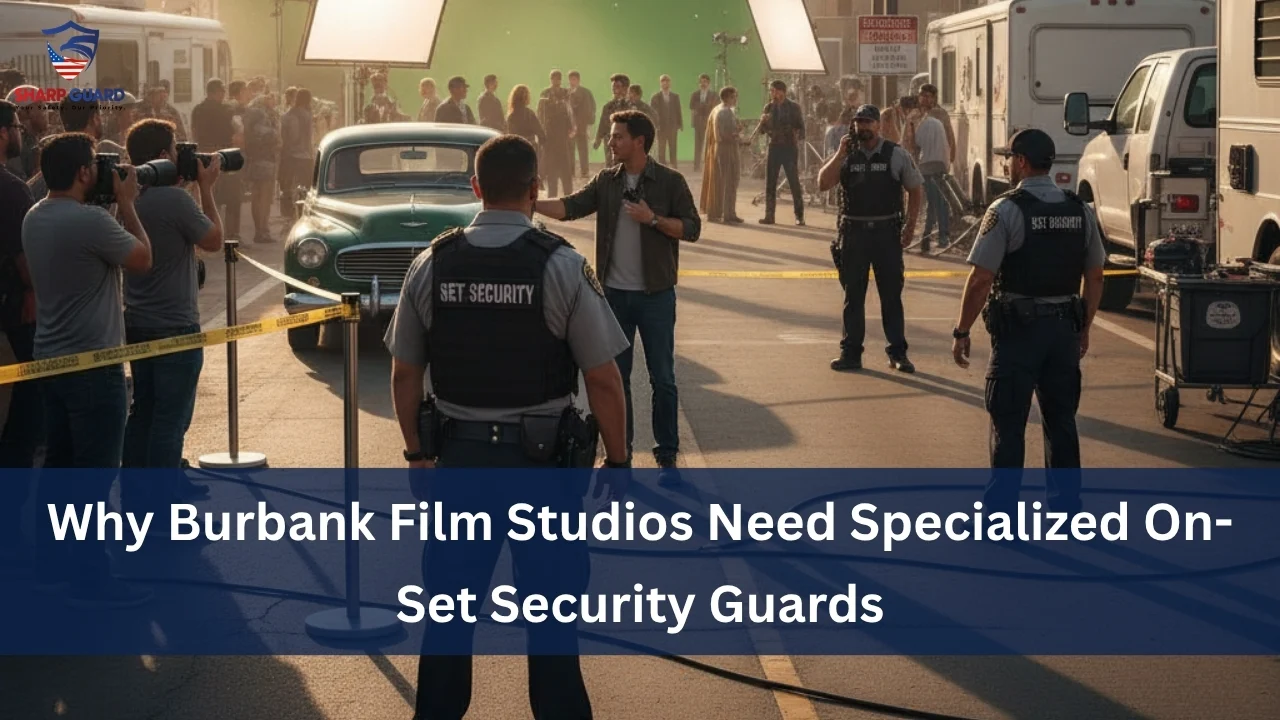 Why Burbank Film Studios Need Specialized On-Set Security Guards