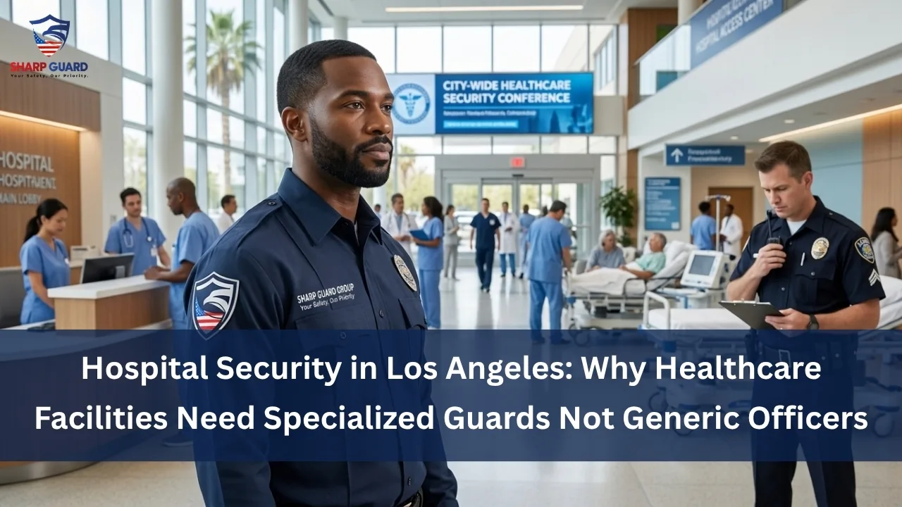 Hospital Security in Los Angeles: Why Healthcare Facilities Need Specialized Guards Not Generic Officers