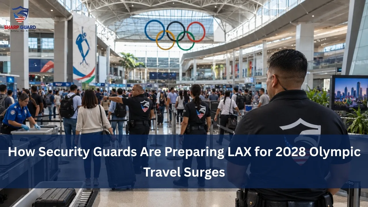 Security guards LAX 2028 Olympics preparations