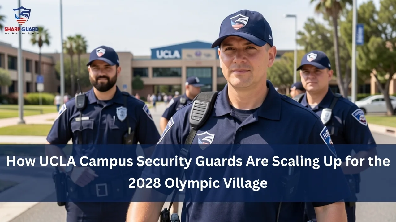 campus security guards UCLA 2028 Olympics