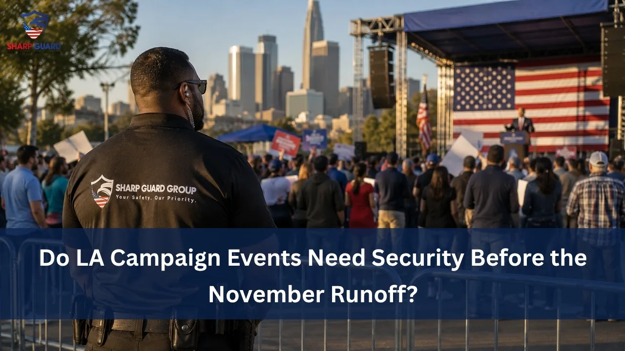 LA campaign events need private security before the November runoff