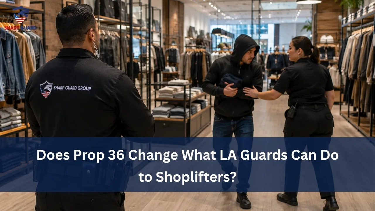 Does Prop.36 Change What LA Guards Can Do to Shoplifters?