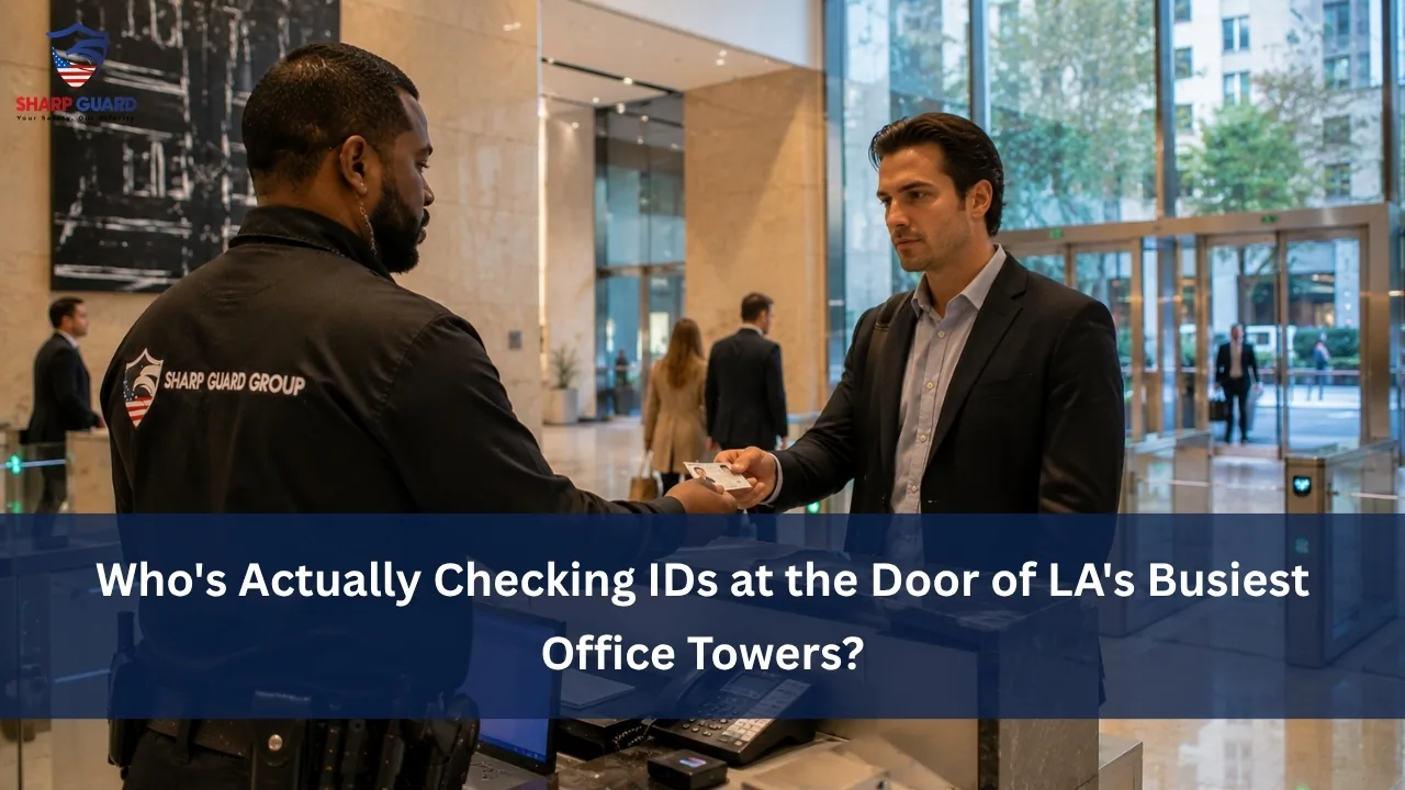 Who's Actually Checking IDs at the Door of LA's Busiest Office Towers?