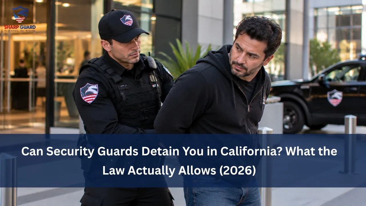 Can Security Guards Detain You in California